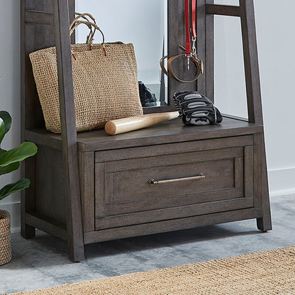 Modern Farmhouse - Hall Tree Base - Dusty Charcoal