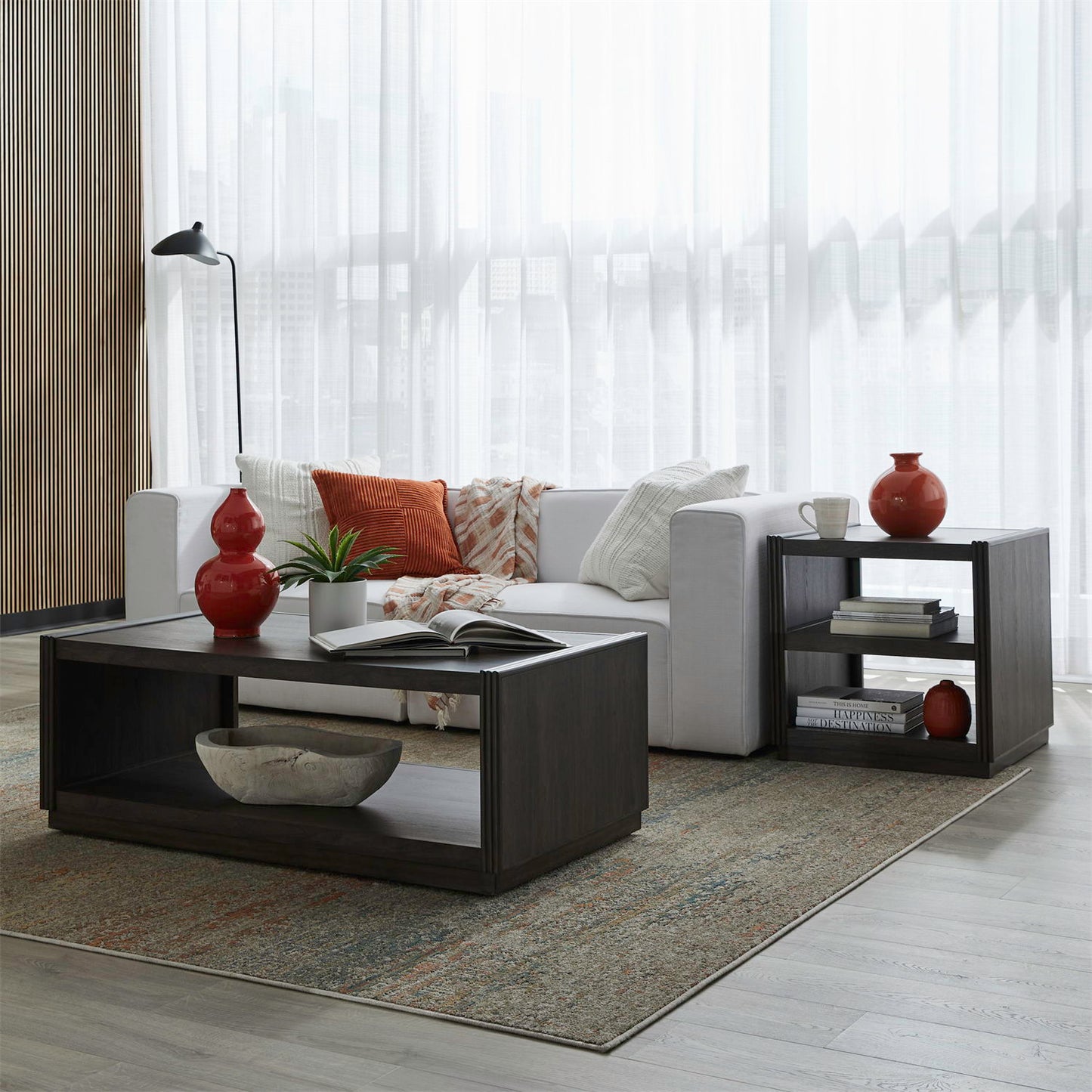 Modern Edge - 3 Piece Set - Caffe