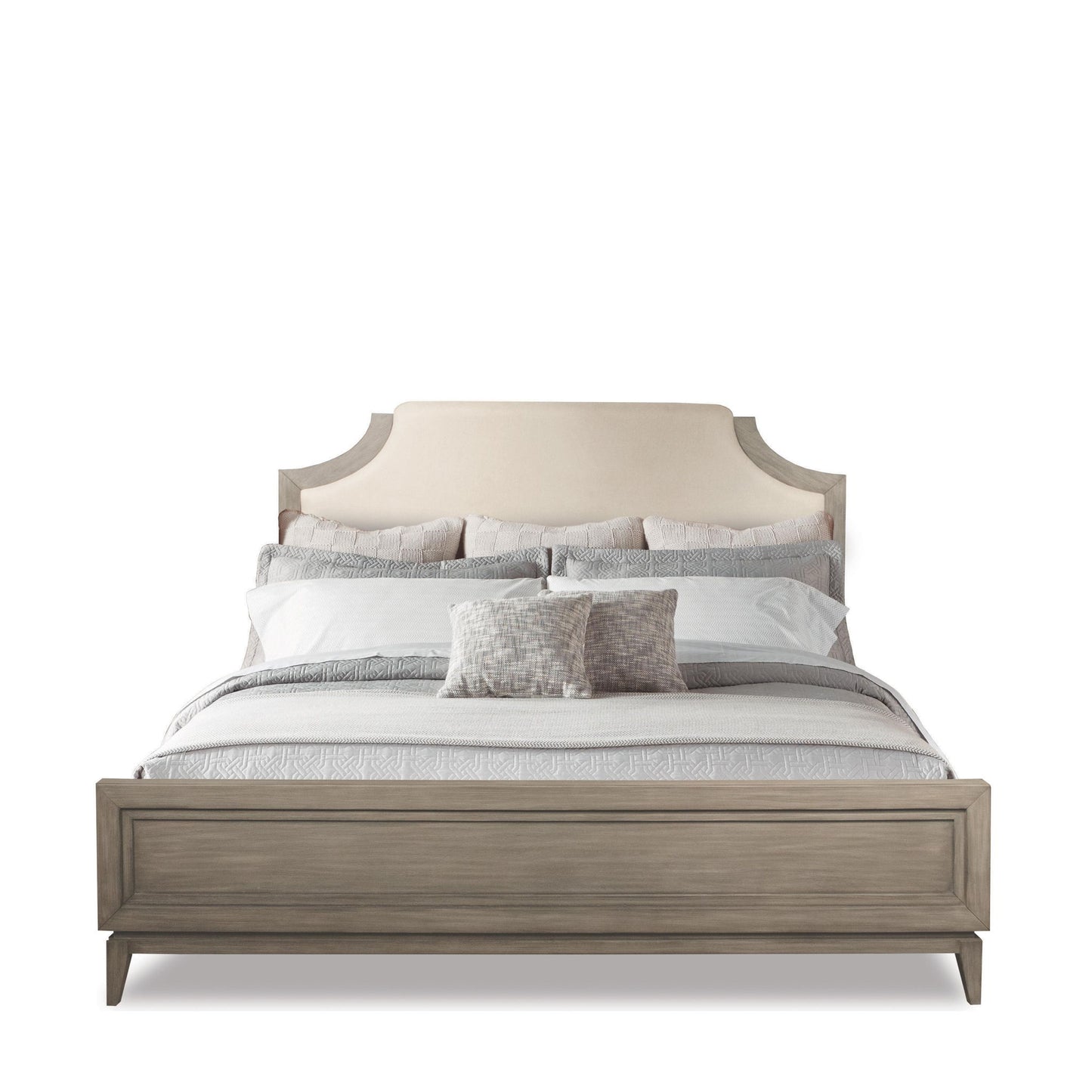 Vogue - Full / Queen Upholstered Headboard - Gray Wash