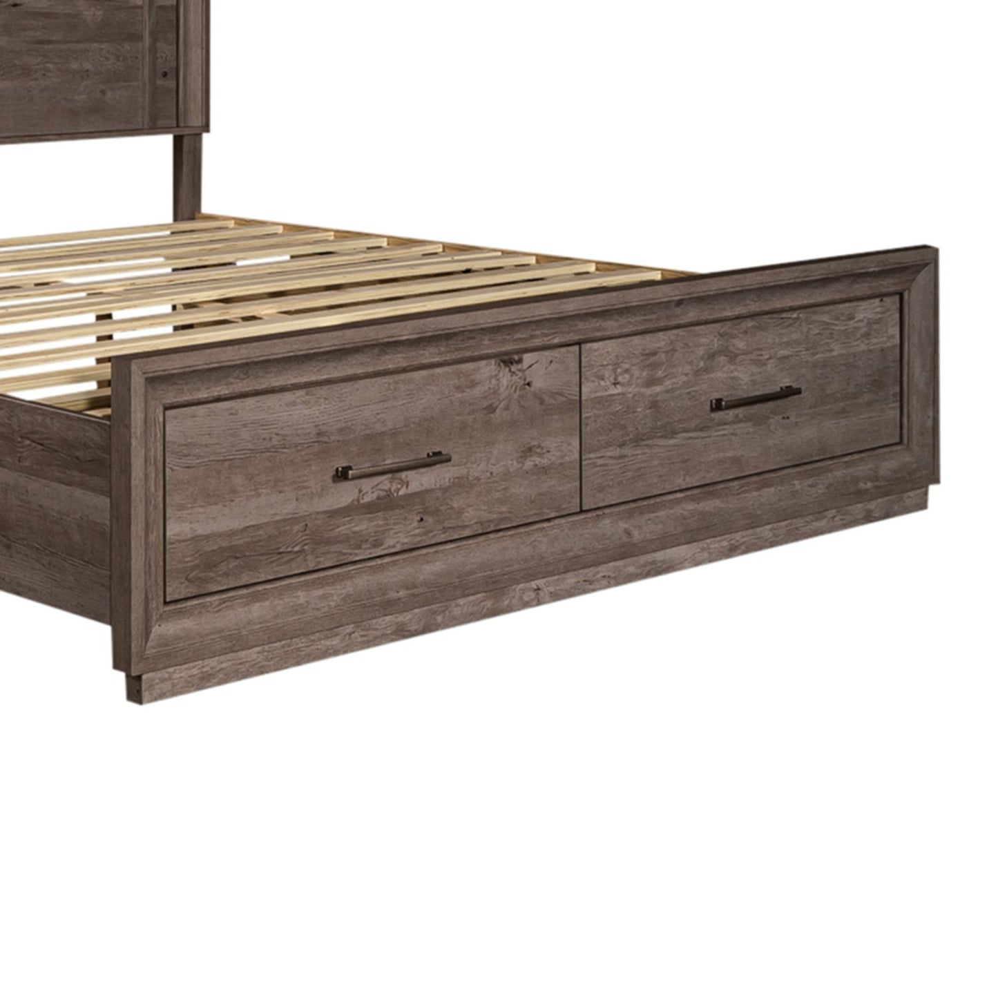 Horizons - King Storage Footboard - Graystone