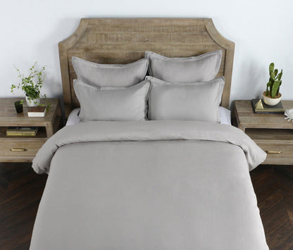 Harlow - Duvet King Sham- Gray