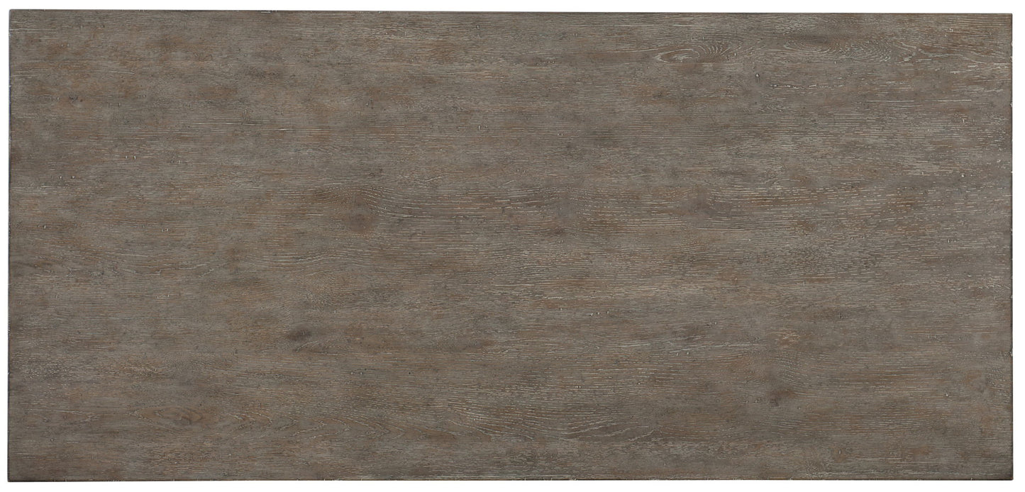 Rustic Glam - Trestle Desk - Dark Gray