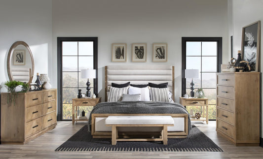 Torrance - Queen Storage Footboard - Aged Driftwood