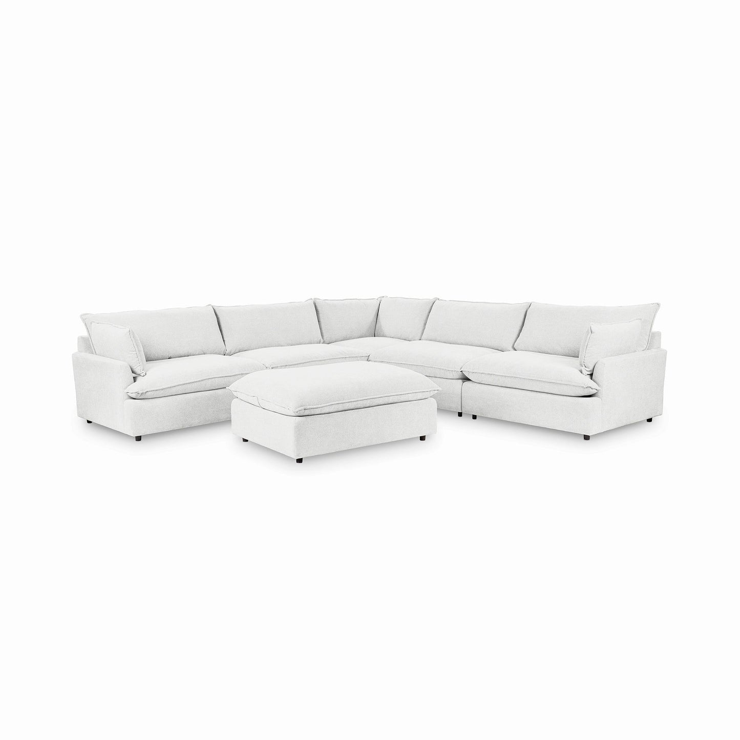 Caplan - 6 Piece Modular Sectional With Ottoman
