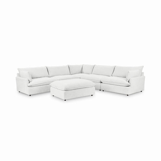 Caplan - 6 Piece Modular Sectional With Ottoman