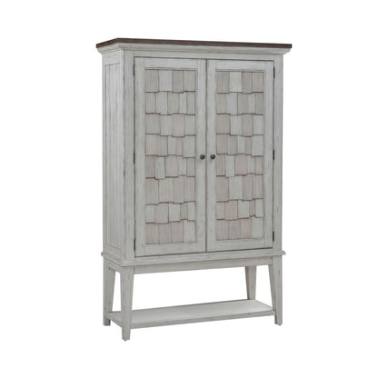 River Place - Bar Cabinet - White
