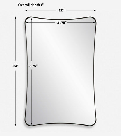 Loudon - Vanity Mirror - Black