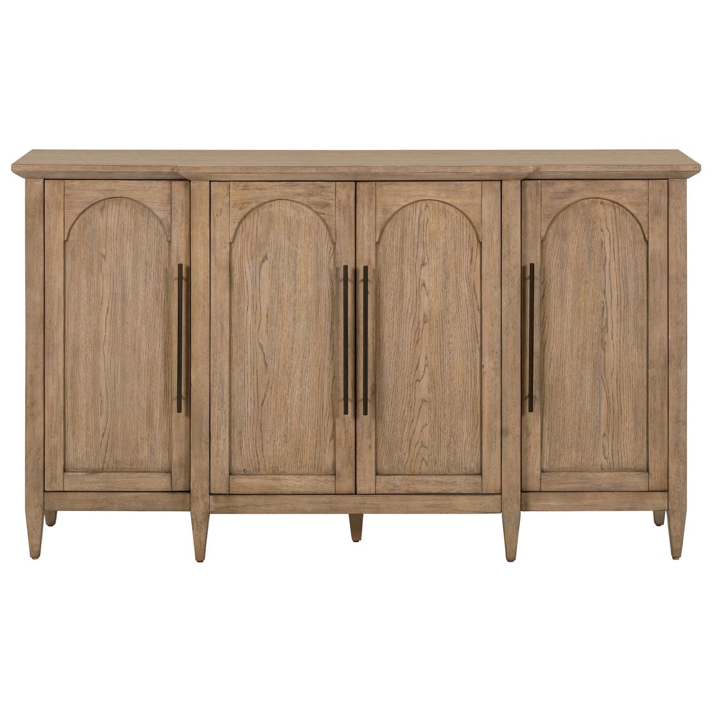 Pavilion - 4 Door Accent Cabinet - Brown