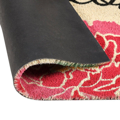 Doormats - Peony Welcome Doormat - Pink Multi / Sand