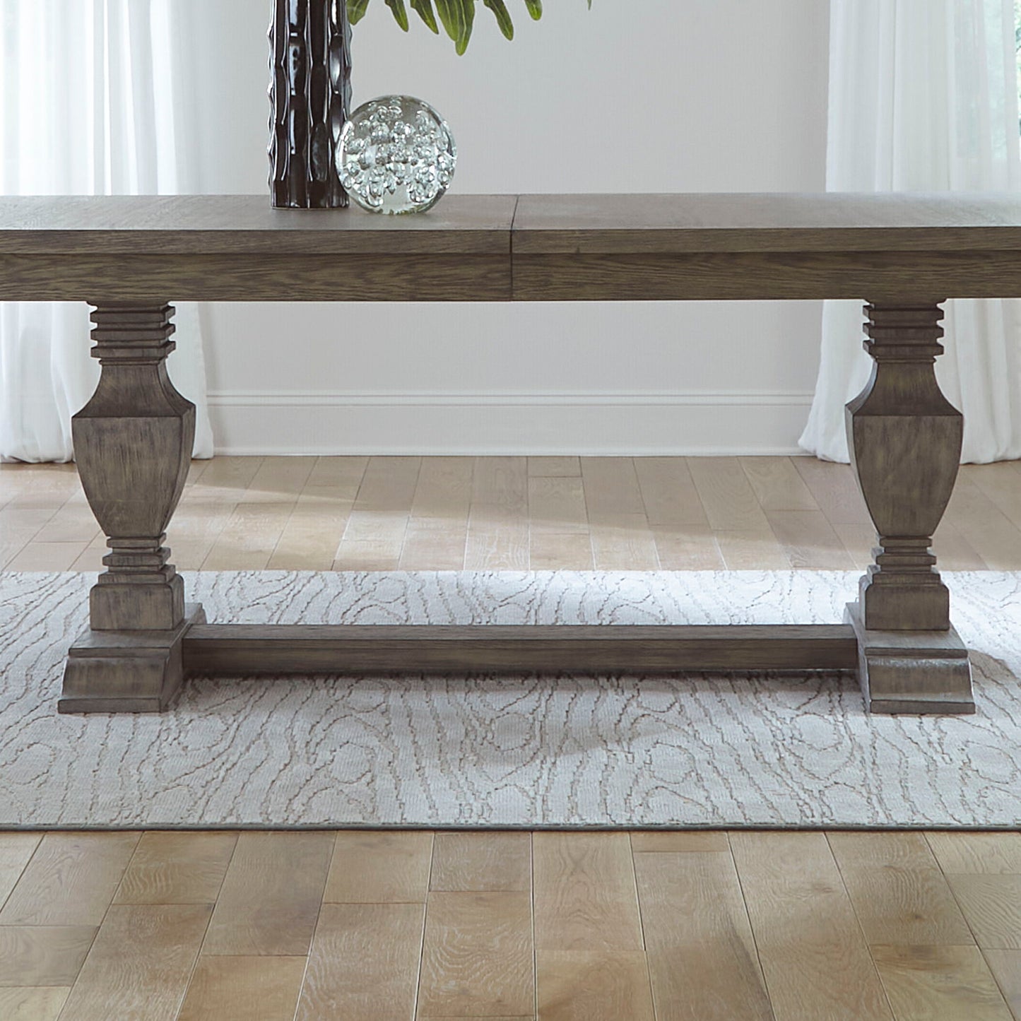 Westfield - Trestle Table Base - Light Brown