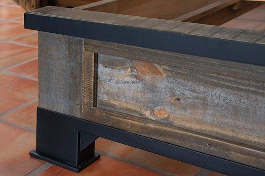 Antique - Queen Platform - Gray / Brown