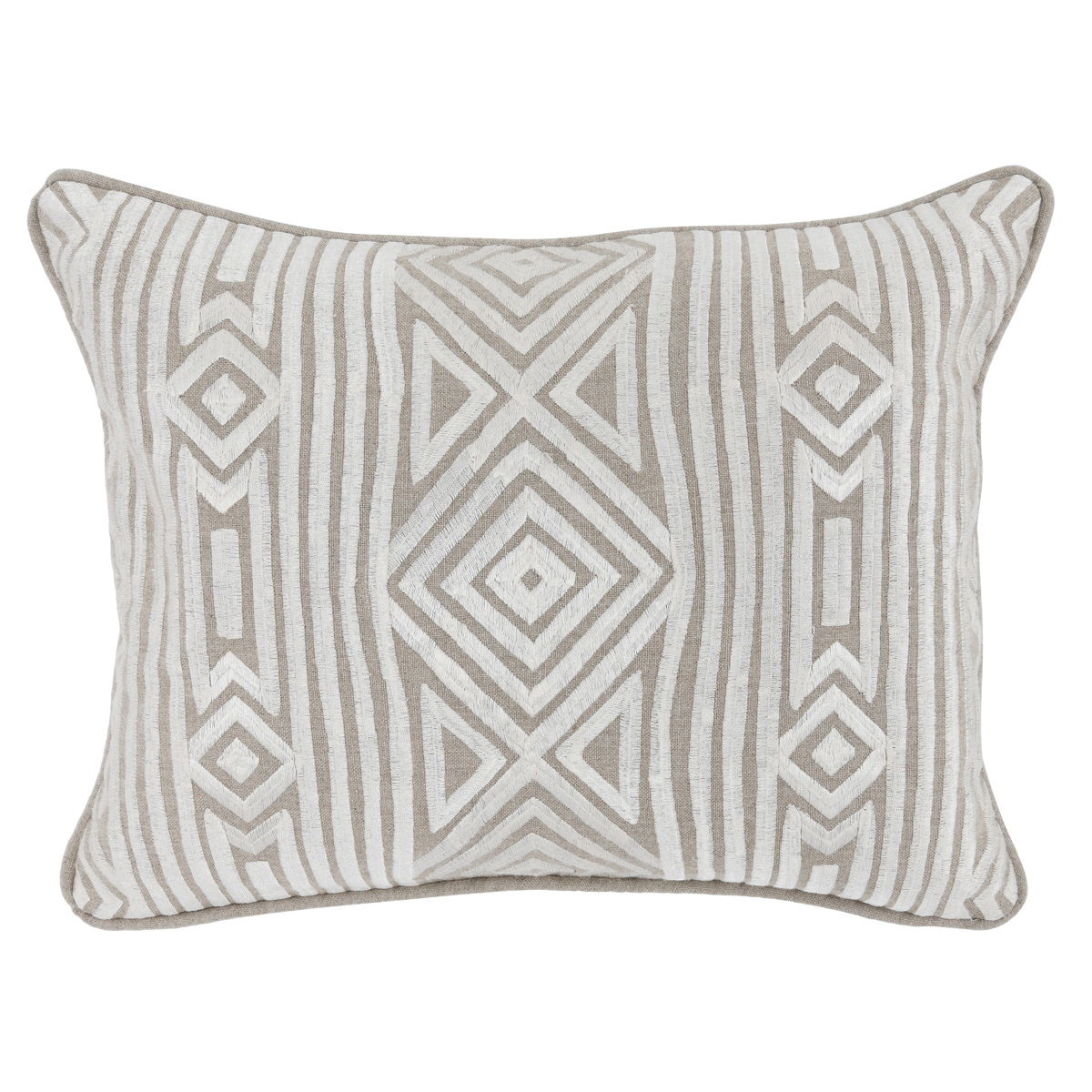 Intrigue - IN Raleigh Pillow - Natural / Ivory