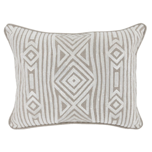 Intrigue - IN Raleigh Pillow - Natural / Ivory