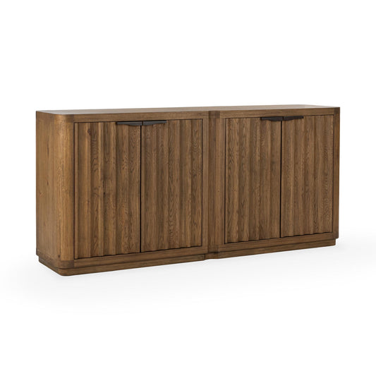 Labelle - 4 Door Buffet - Tan Oak