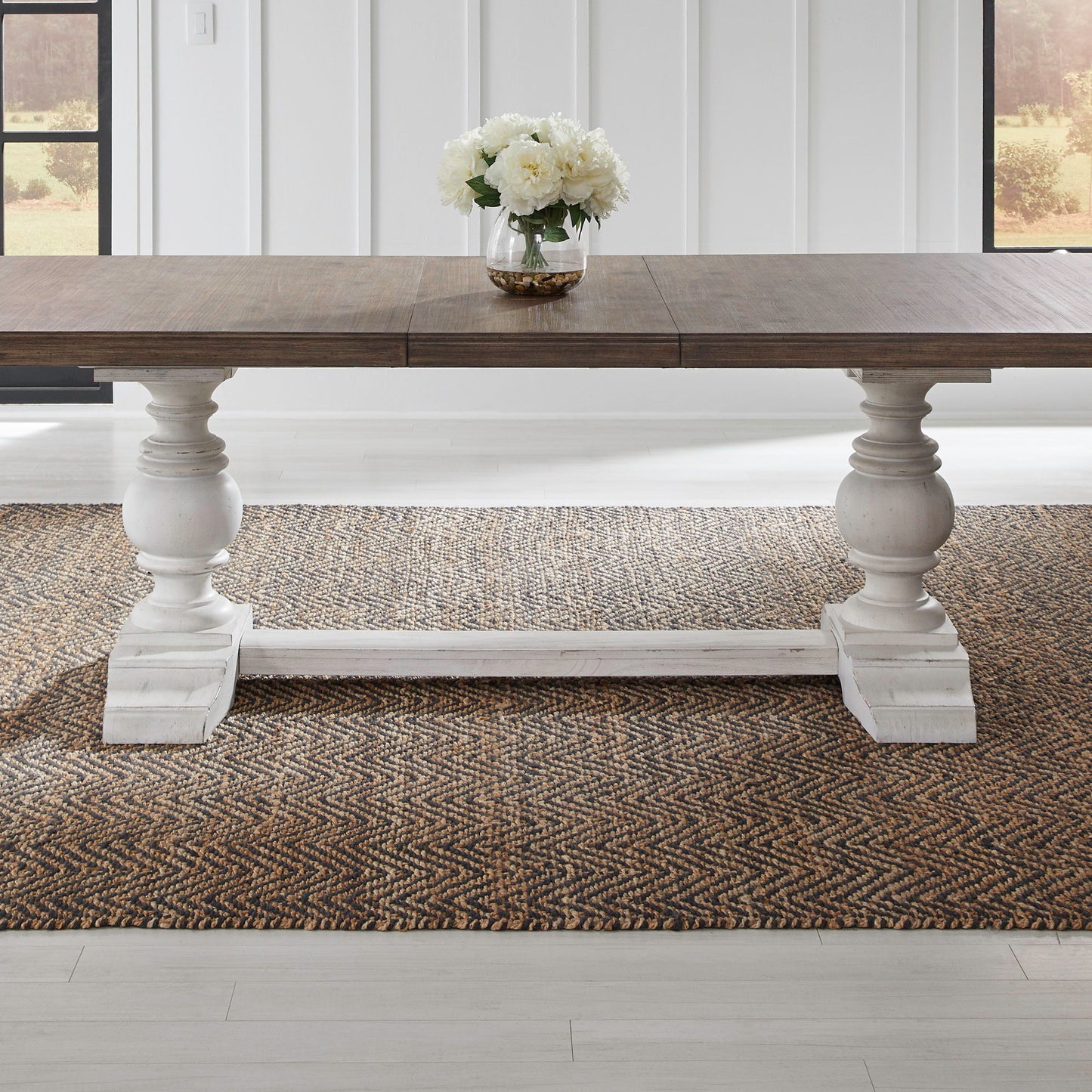 River Place - Trestle Table Base - White