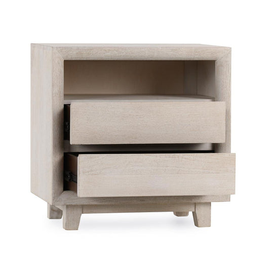Reece - 2 Drawer Nightstand - Seashell White