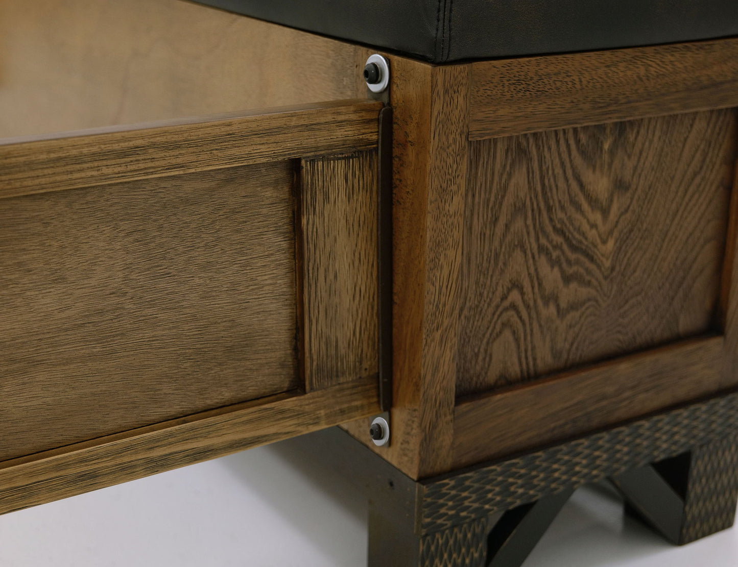 Walnut - Queen Rails - Walnut Brown