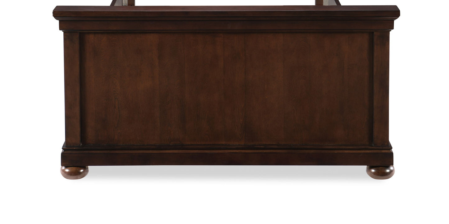 Canterbury - Twin Panel Footboard With Slat Roll - Warm Cherry