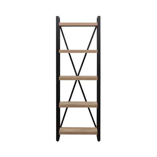 Sun Valley - Tall Pier Unit With Faux Metal - Light Brown