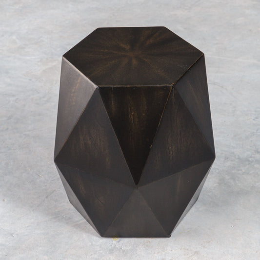 Volker - Black Geometric Accent Table