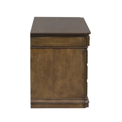Amelia - Jr Executive Credenza Top - Dark Brown