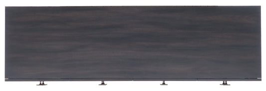 Melange - Neville Credenza - Dark Brown / Black