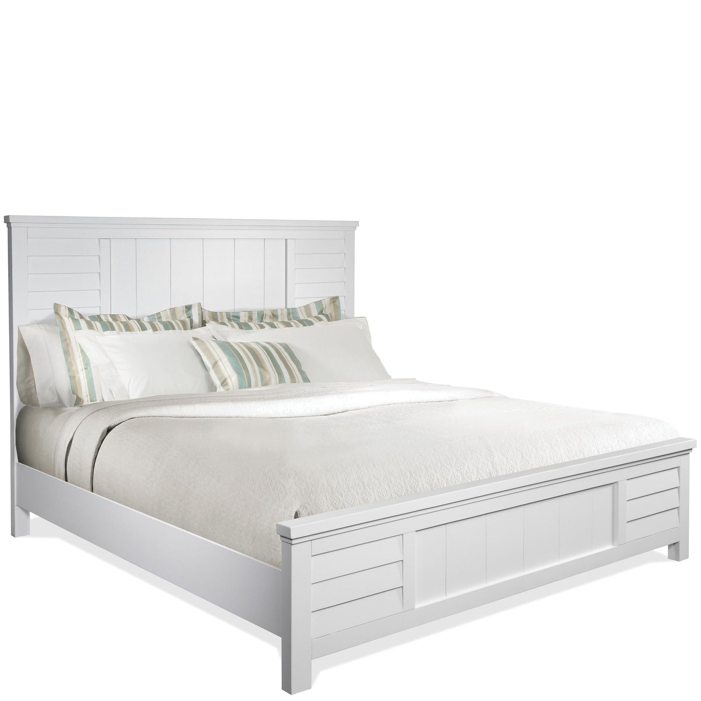 Cora - King Louver Footboard - Cloud