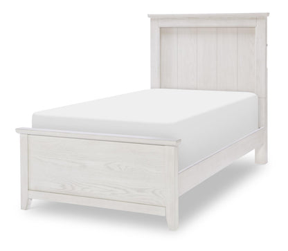 Ashton - Twin Panel Footboard - Bleached Linen