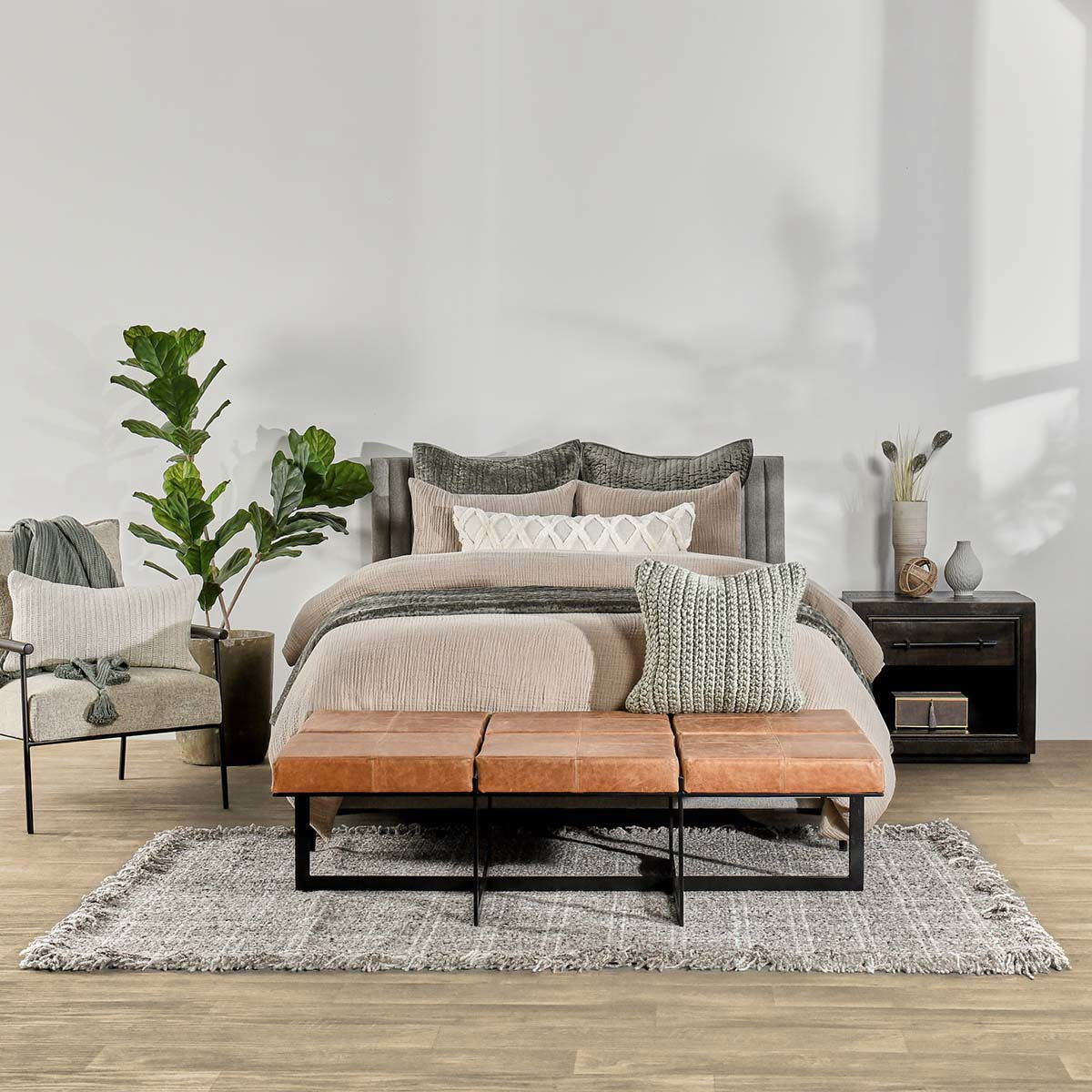 Bradbury - Wool Check Rug