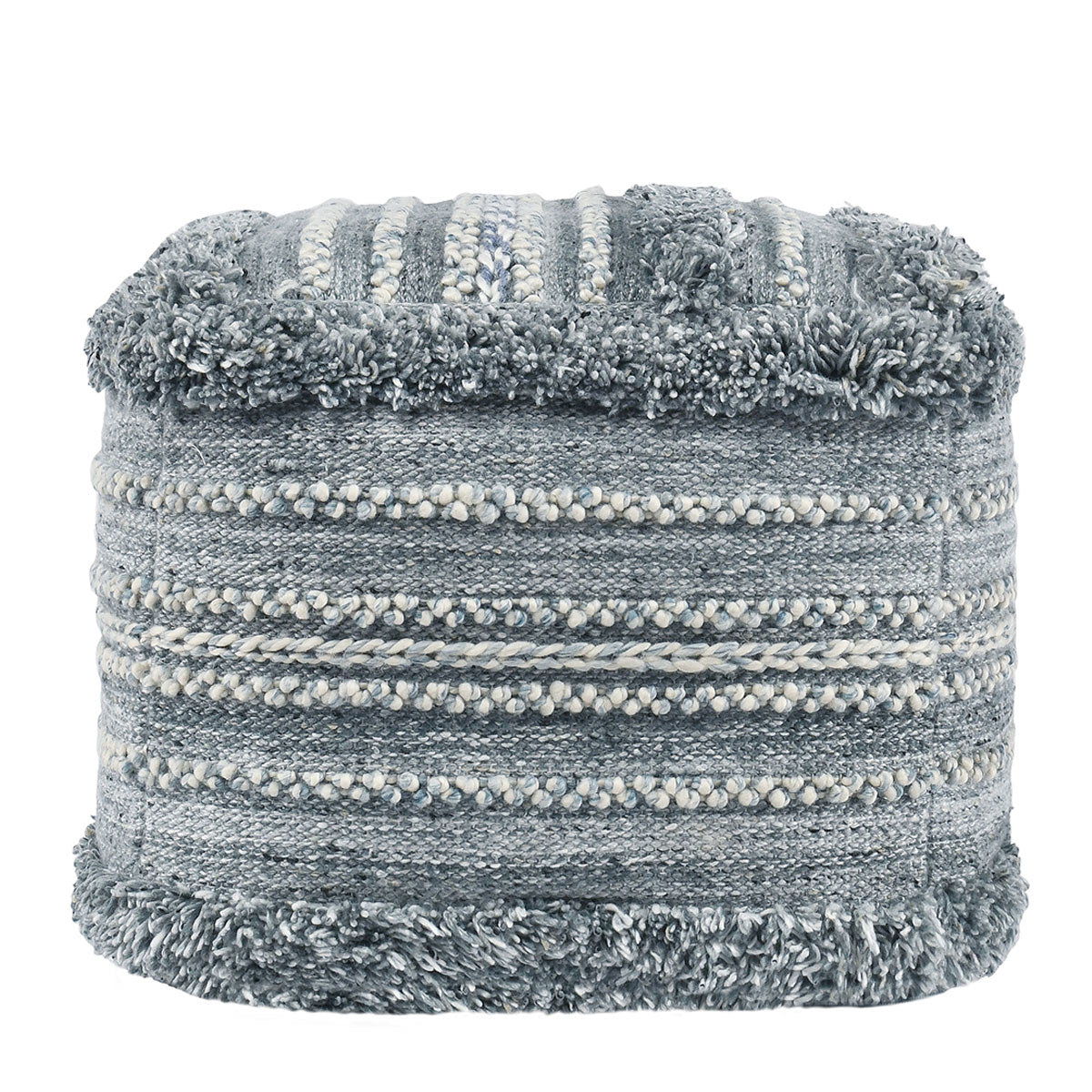 Poufs - Performance Elko Pouf - Blue Multi