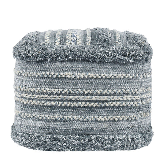 Poufs - Performance Elko Pouf - Blue Multi