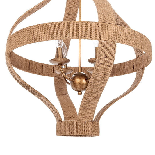 Sarmiento - Pendant Large - Natural/Gold