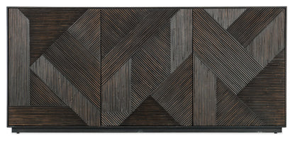 Retreat - Entertainment Credenza - Dark Brown