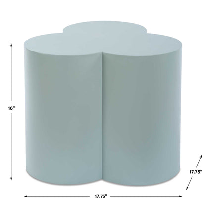 Beven - Outdoor Accent Table - Light Blue