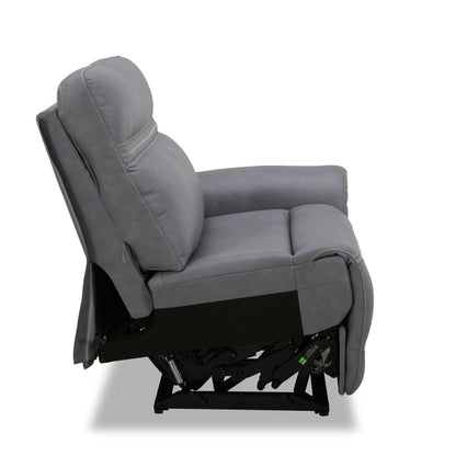 Cooper - R Arm Recliner P3 & ZG - Blue Gray - Gray