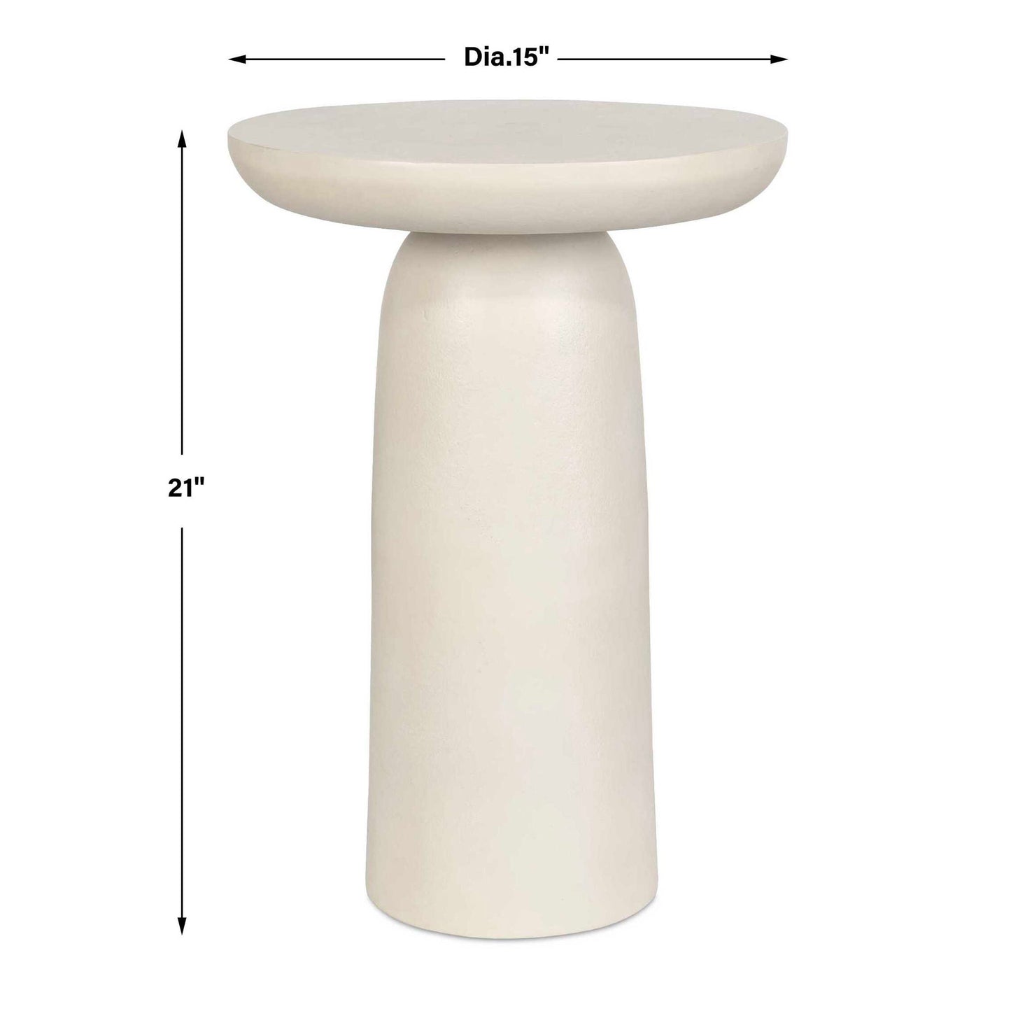 Joppa - Outdoor Accent Table - White