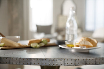 Boheme - 60" Ascension Round Dining Table - Zinc