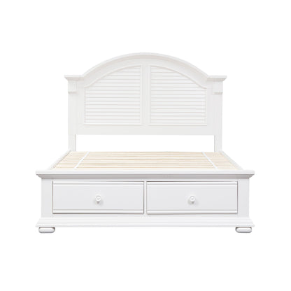 Summer House - Queen Storage Footboard - White