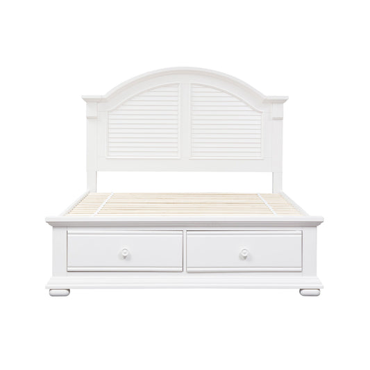 Summer House - Queen Storage Footboard - White