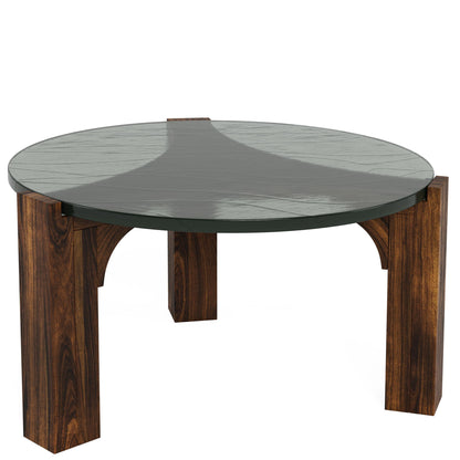 Amner - Round Coffee Table Top - Gray