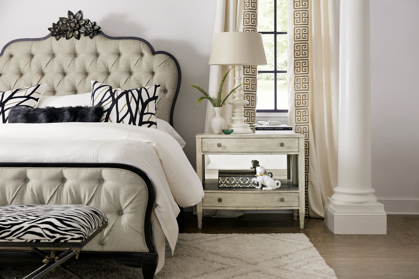 Sanctuary 2 - Gemme 2-Drawer Nightstand