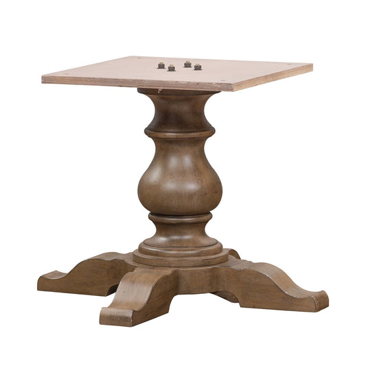 Americana Farmhouse - 5 Piece Pedestal Table Set - Dusty Taupe