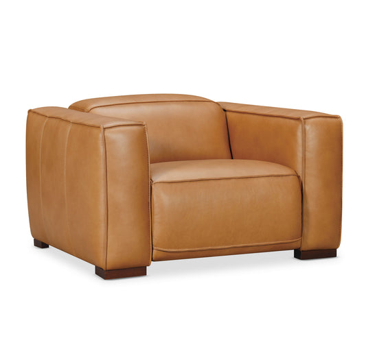 MS - Fresco Power Recliner With Power Headrest - Light Brown
