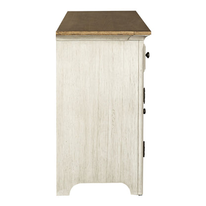 Farmhouse Reimagined - Entertainment 72" TV Stand - White