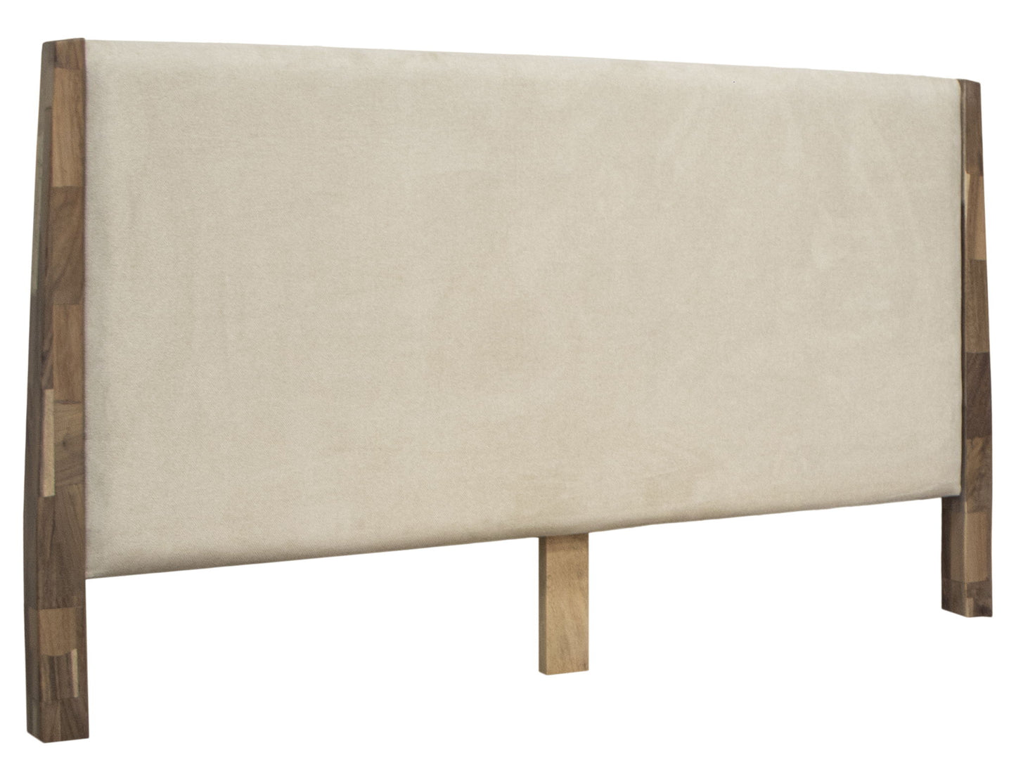 Parota Nova - King Upholster Headboard - Brown Cappuccino