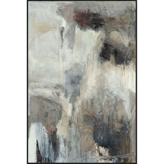 Scar - 48" x 72" Painting By Buddy Whitlock - Black