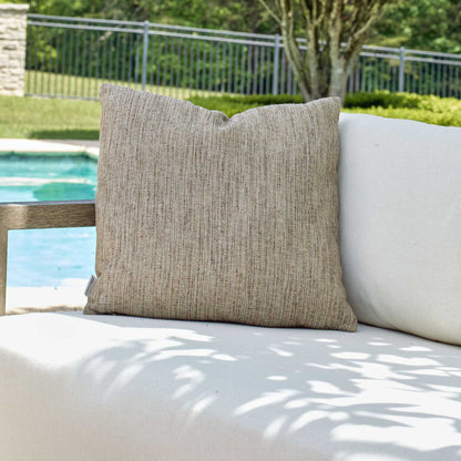 Poros - Outdoor Pillow - Brown Toned