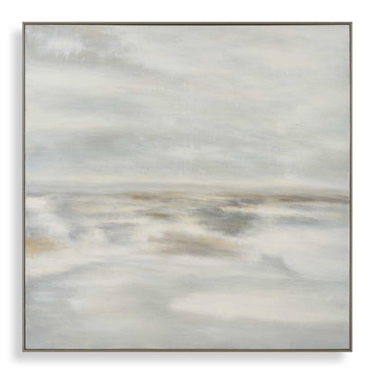 Furthest Thing - Canvas Landscape Art - Brown / Gray / White