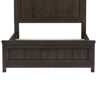 Thornwood Hills - Full Panel Footboard - Dark Brown