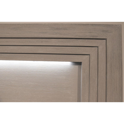 Cascade - King / California King Illuminated Panel Headboard - Dovetail